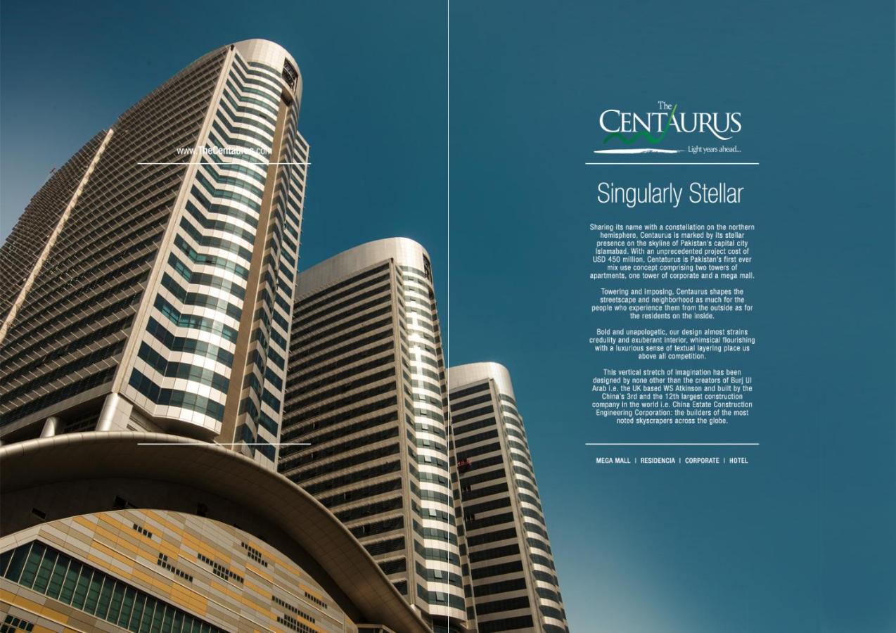 Centaurus Hotel Suites Islamabad Eksteriør billede